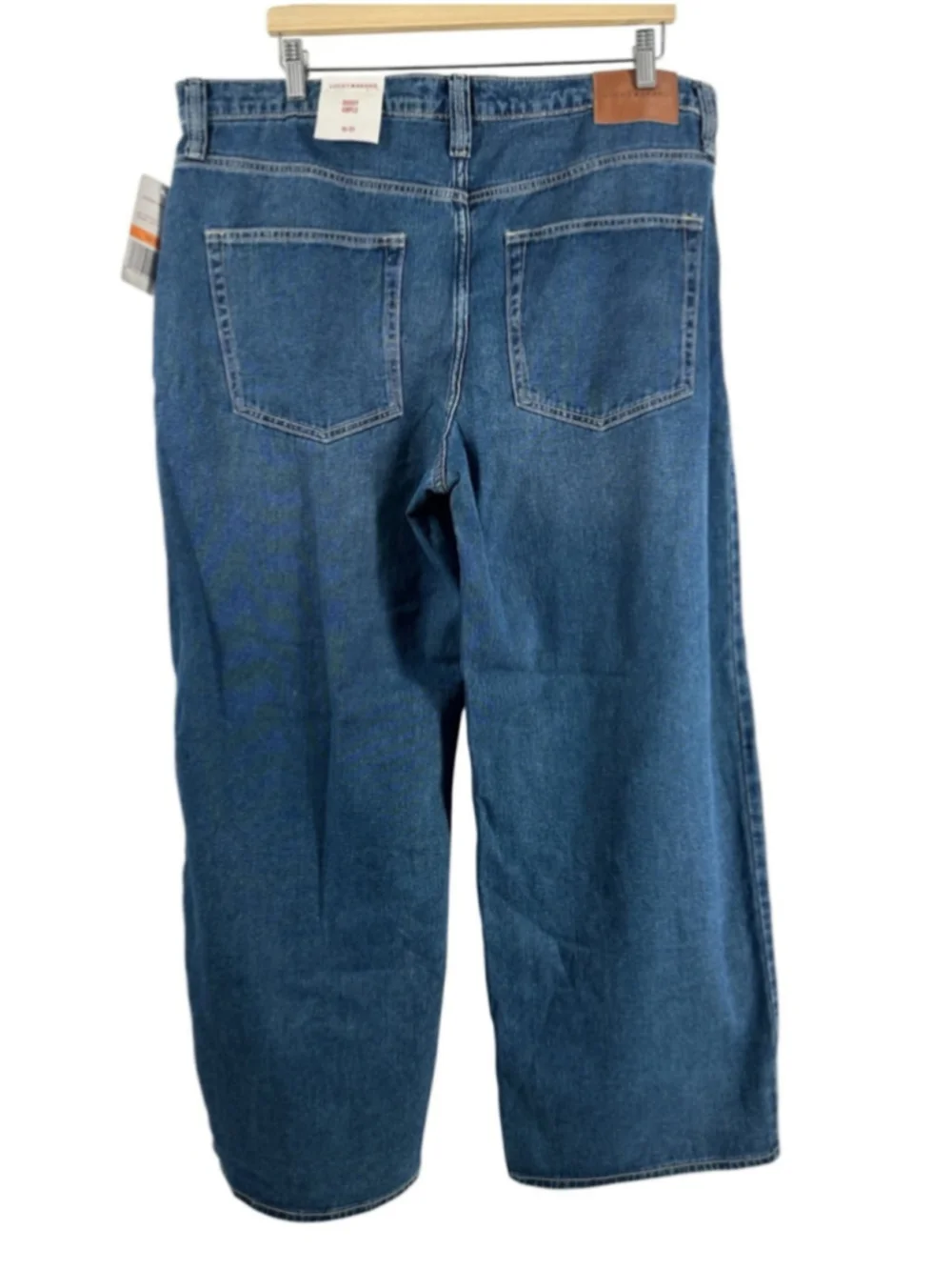 Lucky Brand baggy Jeans loose wide leg comfy trendy curvy sz 16 sz 33 NWT
